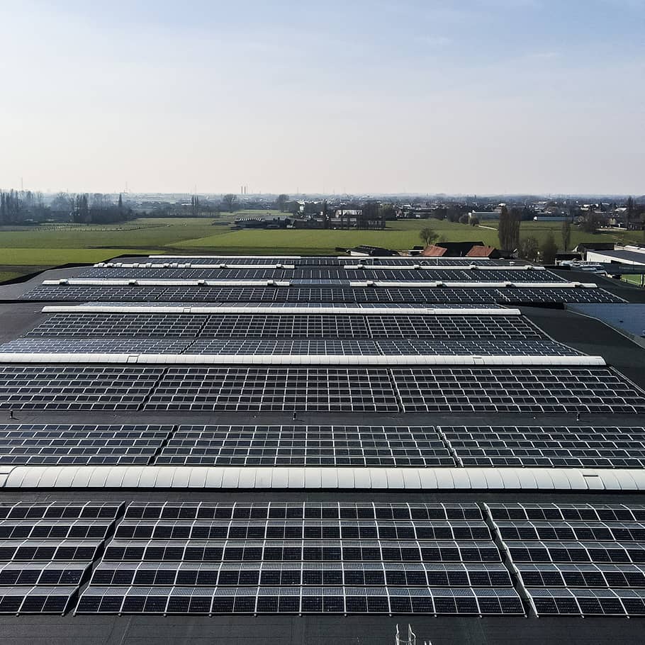 Half our Unilin Group’s production is powered by renewable energy sources